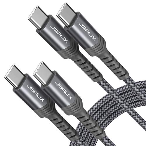 كابل USB C إلى USB C ، JSAUX 60 واط (عبوتان 6.6 قدم) شاحن USB من النوع C سريع الشحن متوافق مع iPad Pro 12.9 / Air 5 4 / Mini 6 Samsung Galaxy S22 S21 A53 A52 Google Pixel 7 Pro MacBook Air / Pro Gray كابل USB C إلى USB C ، JSAUX 60 واط (عبوتان 6.6 قدم) شاحن USB من النوع C سريع الشحن متوافق مع iPad Pro 12.9 / Air 5 4 / Mini 6 Samsung Galaxy S22 S21 A53 A52 Google Pixel 7 Pro MacBook Air / Pro Gray