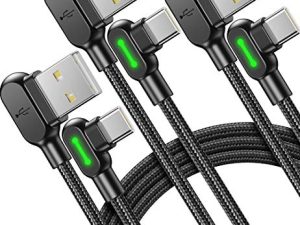 كابل Mcdodo USB C ، 【3 عبوات 3.1A ، كابل QC 3.0 سريع الشحن USB من النوع C ، (1.6 + 4 + 10ft) سلك شاحن الهاتف لهاتف Samsung Galaxy S21 S20 S10 S9 S8 Plus ملاحظة LG Google Pixel OnePlus Huawei Xiaomi إلخ.
