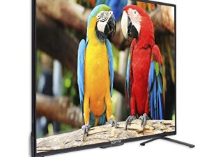سيبتر كومودو 43-Inch 4K 3840x2160 UHD LED TV 4X HDMI 2.0 HDCP 2.2 ، أسود معدني