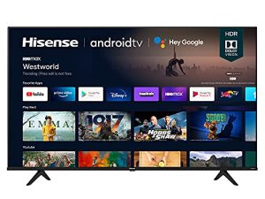 تلفزيون هايسنس 50A6G الذكي بحجم 50 بوصة بتقنية 4K Ultra HD بنظام Android مع التوافق مع Alexa (موديل 2021)