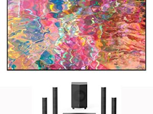 SAMSUNG QN85Q80BAFXZA 85 "4K Ultra HD Smart TV مع Enclave EA-1000-THX-US CineHome Pro CineHub Edition 5.1Ch Speakers (2022)