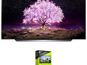 تلفزيون LG OLED65C1PUB 65 بوصة 4K ذكي OLED مع حزمة AI ThinQ مع حزمة حماية معززة 4 سنوات من CPS