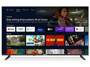 تلفزيون Caixun EC40V2FA ، 40 بوصة 1080p FHD Smart Android TV مع مشاركة الشاشة ، HDMI ، USB (كابل HDMI مضمن - موديل 2022)