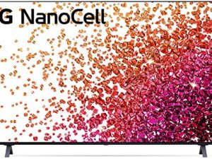 تلفزيون LG NanoCell 75 Series 65 بوصة Alexa ذكي 4K مدمج (3840 × 2160) ، معدل تحديث 60 هرتز ، مدعوم بالذكاء الاصطناعي 4K Ultra HD ، HDR نشط ، HDR10 ، HLG (65NANO75UPA ، 2021)