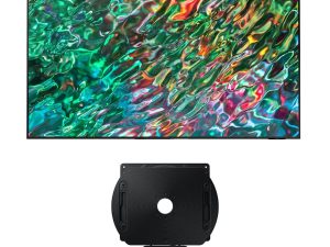 SAMSUNG QN43QN90BAFXZA 43 "QLED Quantum Matrix Neo 4K Smart TV مع VG-ARAB22WMT Auto-rotating Wall Mount for 43" -55 "TVs (2022)